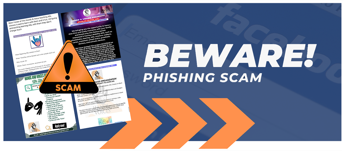 Warning banner - phishing