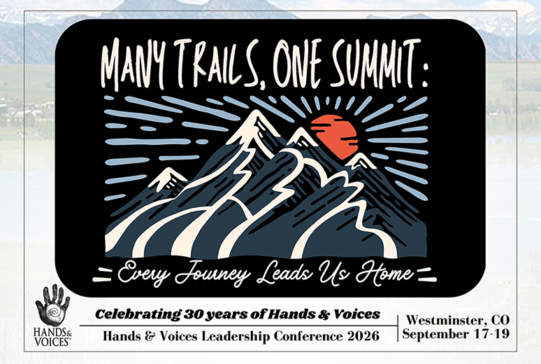 Conference banner with Many Summits: Every Journey Leads Us Home theme